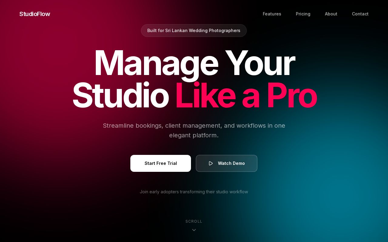 StudioFlow SaaS